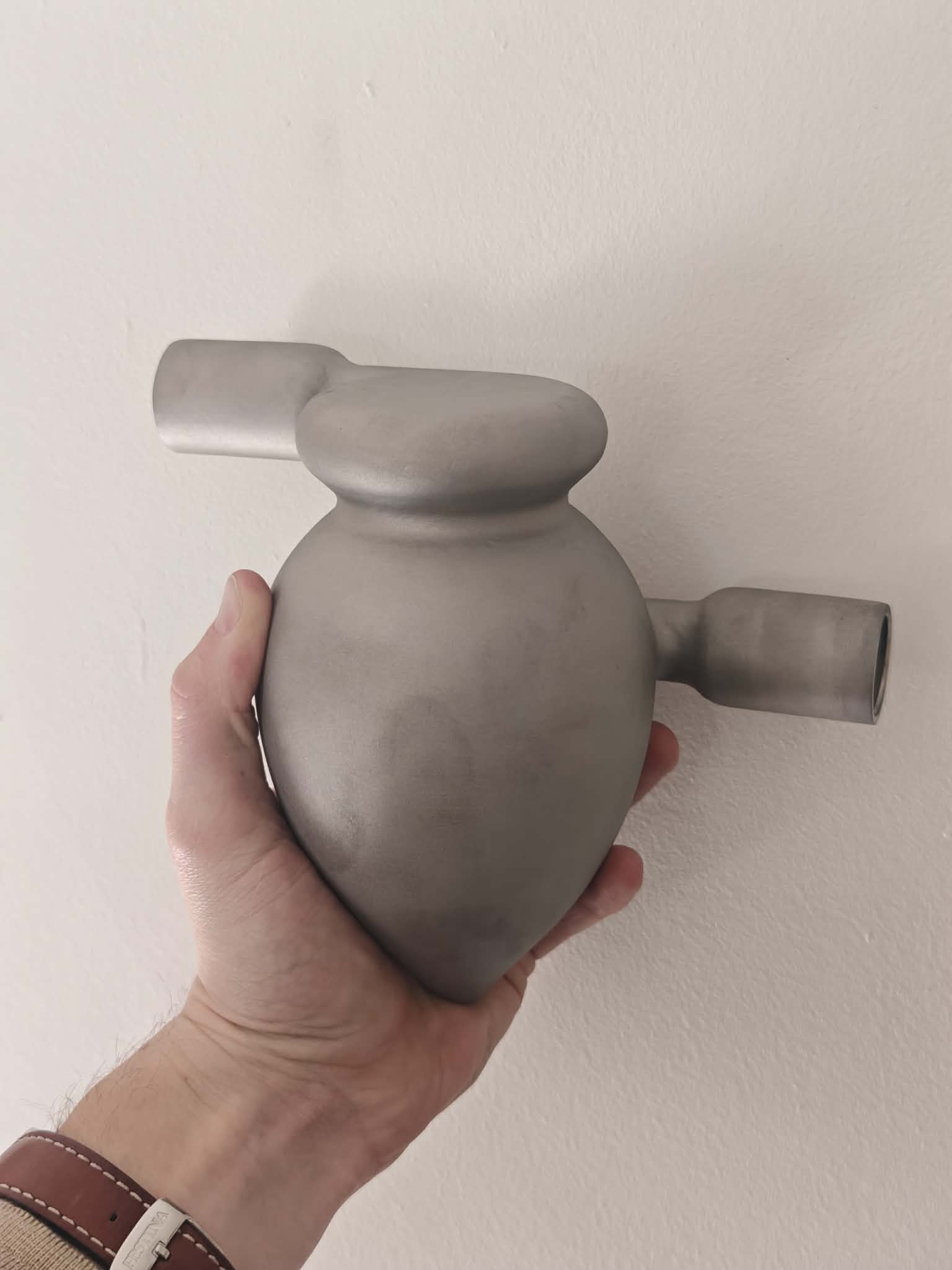 Waterheart Heart vortex chamber — structured water and Schauberger phi geometry